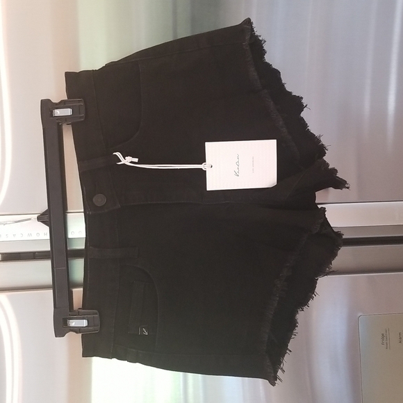 💕KANCAN💕 Estilo Frayed Hem Denim Shorts 27 NWT - Picture 3 of 11